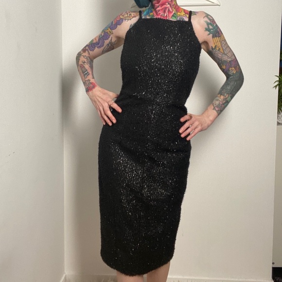 Vintage glitter textured dress - Picture 4 of 4